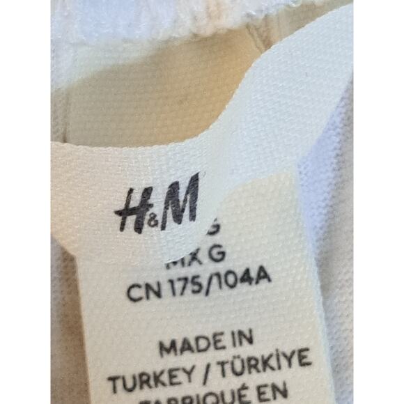 Women's H&M White Tank Top Size Large New with Tags - Picture 4 of 8
